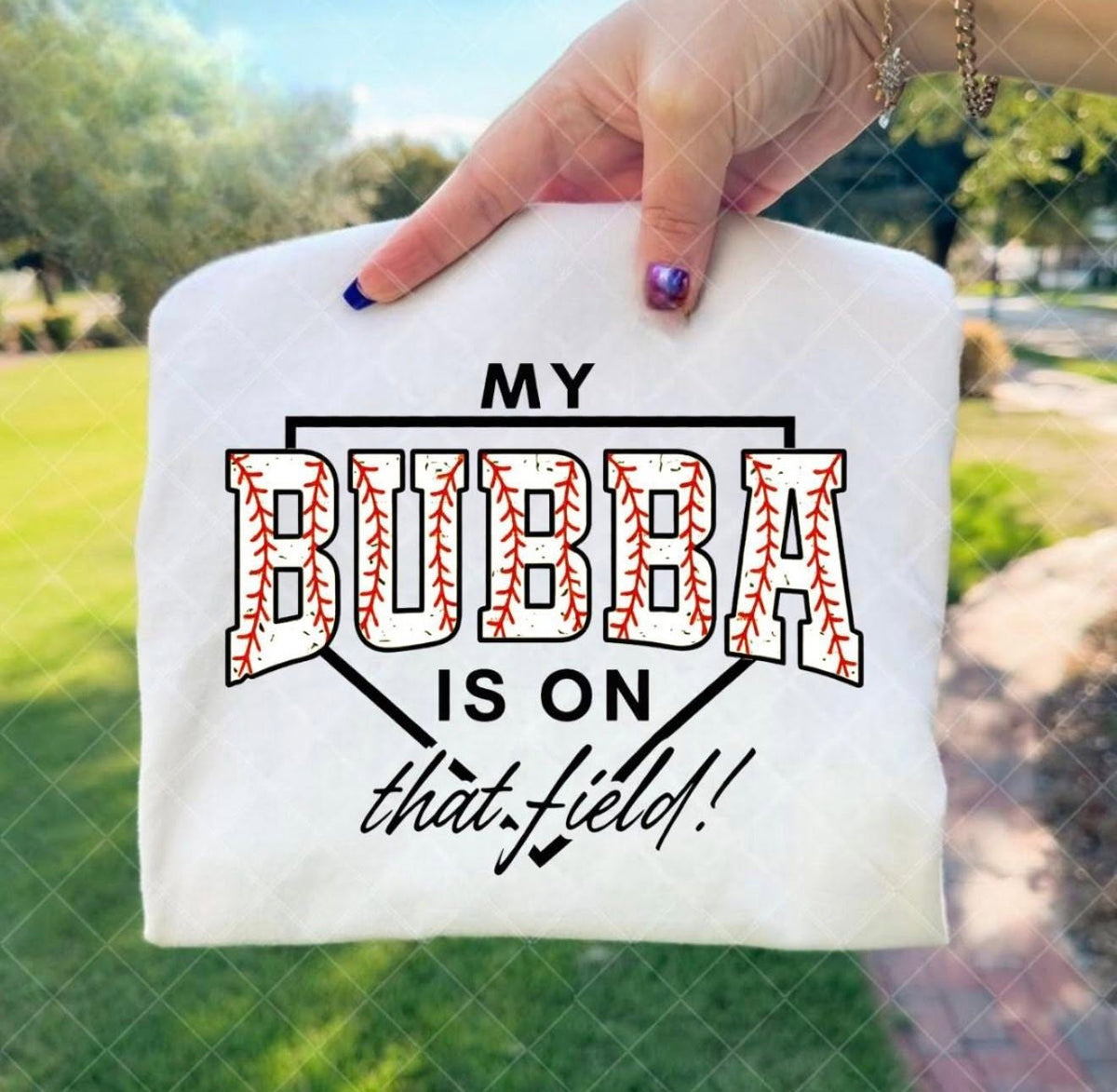 Bubba’s Biggest Fan Baseball Tee