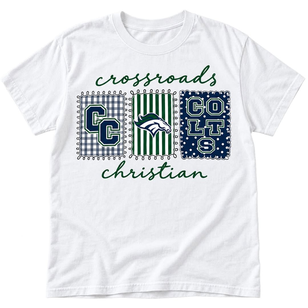 Crossroads Christian Colts Patchwork Spirit