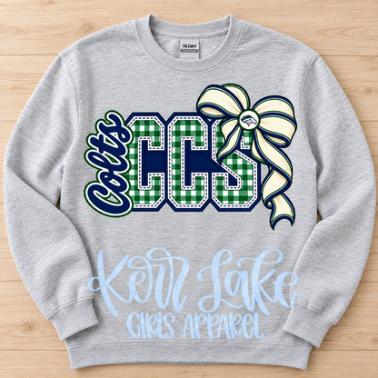Crossroads Colts Gingham & Bow