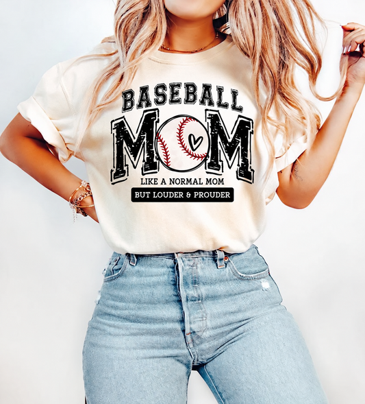 Louder & Prouder Baseball Mom