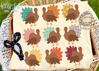 Turkey Patchwork Parade Tee