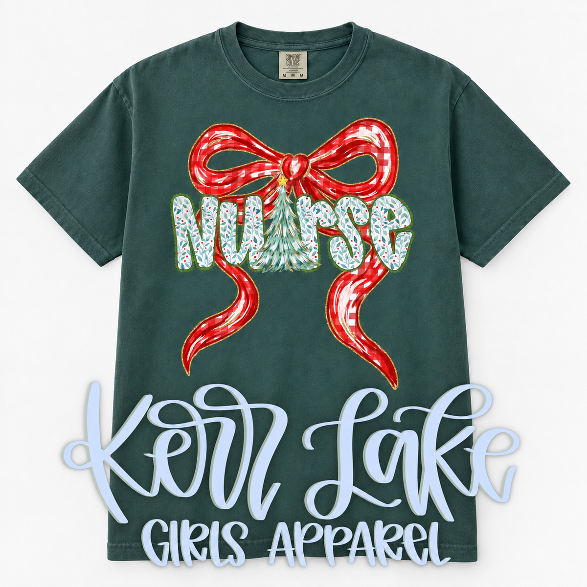 Christmas Nurse Bow