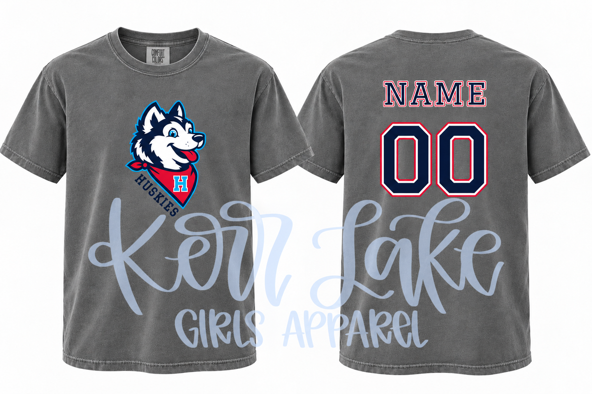 Huskies with Player Number