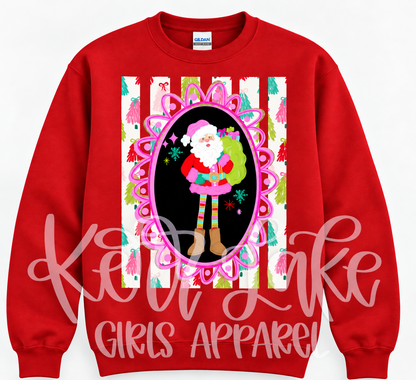 Pink Santa Stripe