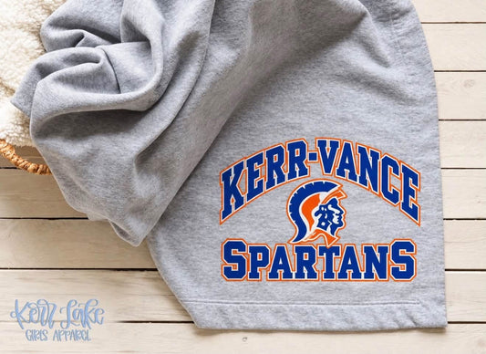 Kerr-Vance Spartans Sweatshirt Blanket